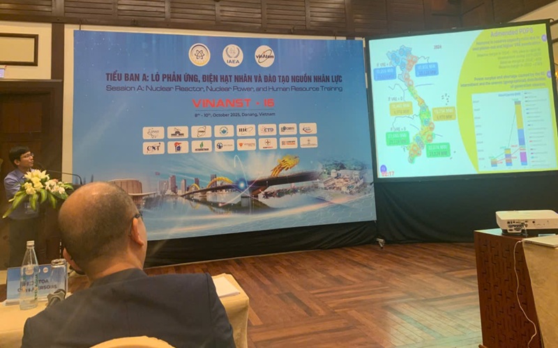 PECC2 tham gia trình bày tại Hội nghị Khoa học và Công nghệ Hạt nhân Toàn quốc lần thứ 16